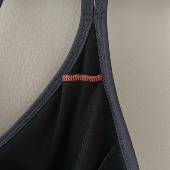 Athleta Women’s Coastline Swim Dress Asphalt Dark Gray Sz Medium Vacation Beach - Picture 7 of 10